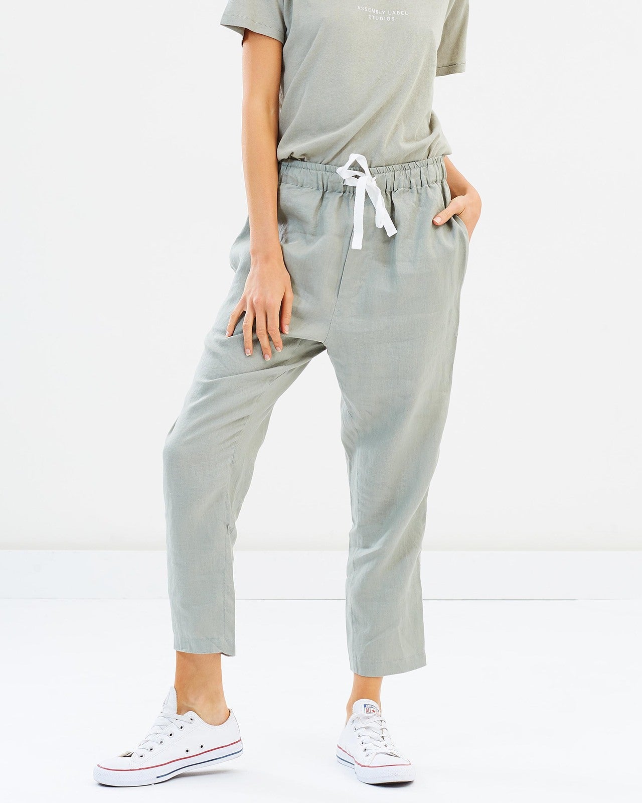 Assembly Label Pants Assembly label - Anya Linen Pants – Restyled Luxury